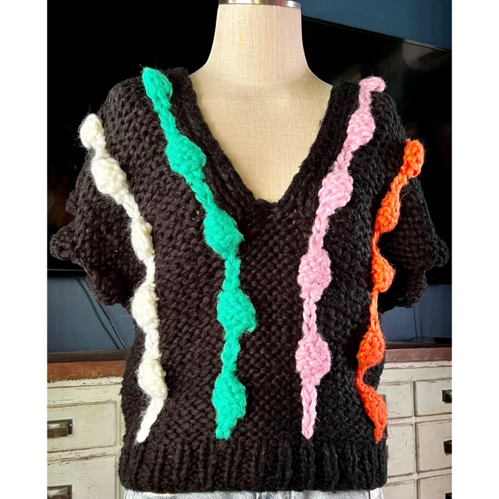 Anthropologie Bauble Sweater Vest